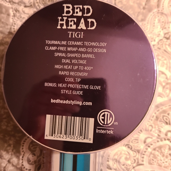 Bed Head Tigi Curlipops 1 inch Tourmaline Ceramic Spiral Styling Iron - Picture 3 of 4